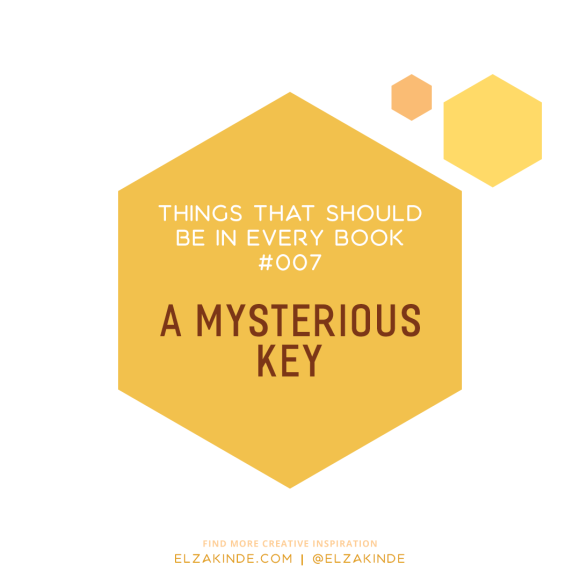 Things That Should Be In Every Book #007: A Mysterious Key